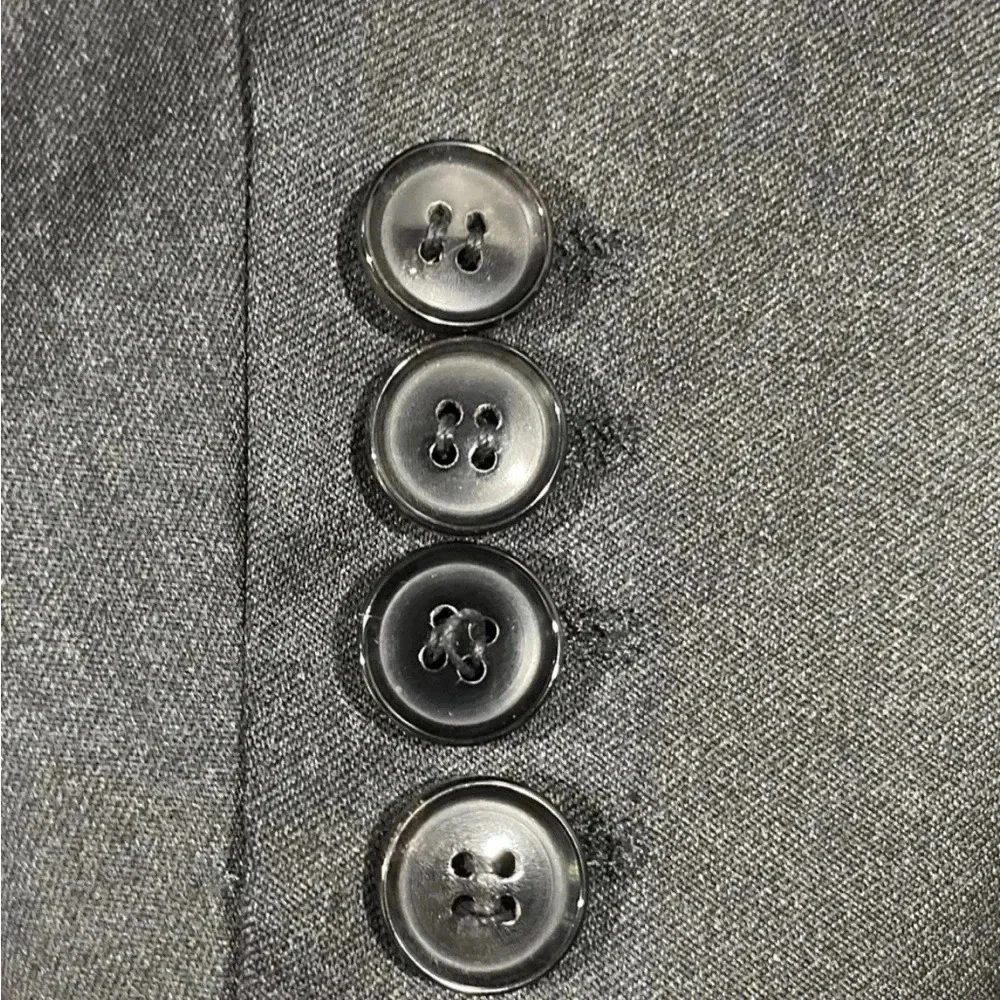 Hugo Boss Pasolini Movie Charcoal Grey 2 Button Super 100 Wool Blazer Jacket 46L